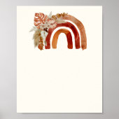 あなた空白の自身のEarthone Boho Rainbow Tropicalを追加 ポスター (正面)