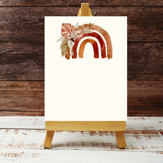 あなた空白の自身のEarthone Boho Rainbow Tropicalを追加 ポスター