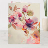 あなた素晴らしの忠実なキリスト教賛美歌のフローラである カード (裏面)