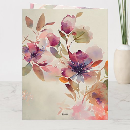 あなた素晴らしの忠実なキリスト教賛美歌のフローラである カード (裏面)