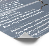 あなた素晴らしの忠実な教会のキリスト教賛美歌である ポスター (角)