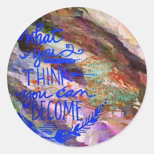 あなた考えがなりうる事 ラウンドシール (正面)