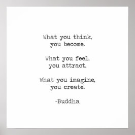 あなた考えが仏引用文になるもの ポスター