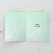 あなた考えに関するヴィンテージ・バードハウス カード (内部)