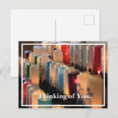 あなた考えのカトリック祈りの言葉ロウソク ポストカード (正面/裏面)