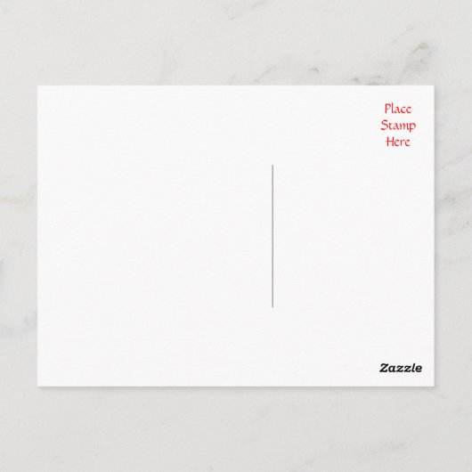 あなた考えのドイツの羊飼い犬はがき ポストカード (裏面)