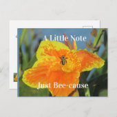 あなた考えのビープンカンナユリの花 ポストカード (正面/裏面)