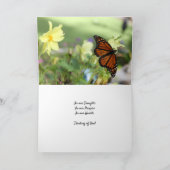 あなた考えのユニークな – (昆虫)オオカバマダラ、モナークバタフライカード カード (内部)