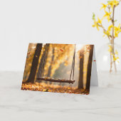 あなた考えの秋の カード (黄色い花)