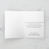 あなた考えの花の同情カード カード (内部)