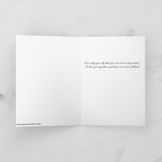 あなた考えの詩 カード (内部)