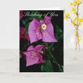 あなた考えの詩 カード (黄色い花)