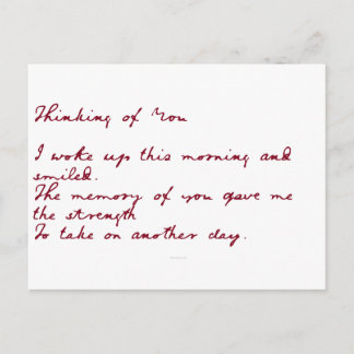 あなた考えの詩 ポストカード