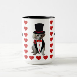 あなた考えの2トーンのコーヒーマグ マグカップ