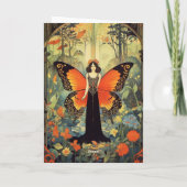 あなた考えの – アールヌーボー カード (裏面)