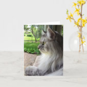 あなた考えの(シベリアスタイル) カード (黄色い花)