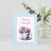 あなた考えの |フローラかわいらしの友情 ポストカード (スタンド正面)