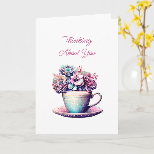 あなた考えの |友情 カード (黄色い花)