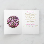 あなた考えの,友情,折り畳まれた挨拶 カード (内部)