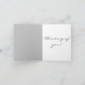 あなた考えの – 子犬の可愛さ カード (内部)