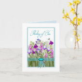 あなた考えの,庭園から美しい花 カード (黄色い花)