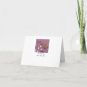 あなた考えるに会って恋しく思いるあなたの 招待状 (裏面)