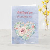 あなた考えるのおばあちゃん水の色サボテン カード (黄色い花)