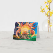 あなた考えるのカード カード (黄色い花)