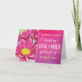 あなた考えるの愛を送り、あなたの道を抱擁！タ サンキューカード