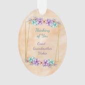 あなた考えるの祖母の素晴らしこと オーナメント (正面)