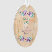 あなた考えるの祖母の素晴らしこと オーナメント (正面)