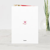 あなた考えるの – あなたは愛され、愛されている サンキューカード (裏面)