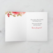 あなた考えるの – あなたは愛され、愛されている サンキューカード (内部)