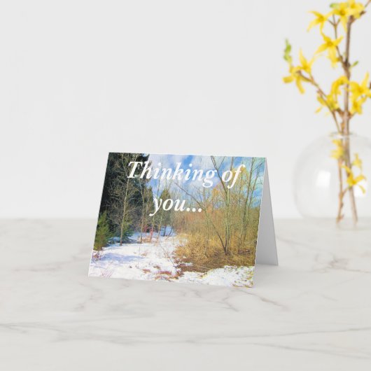 あなた考えるの カード (黄色い花)