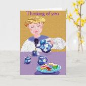 あなた考えるの カード (黄色い花)