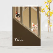 あなた考えるの カード (黄色い花)