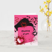 あなた考えるの カード (黄色い花)