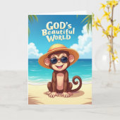 あなた考えるの カード (黄色い花)