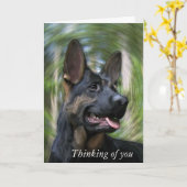 あなた考えるの カード (黄色い花)