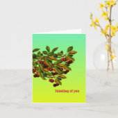 あなた考えるの カード (黄色い花)