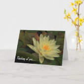 あなた考えるの カード (黄色い花)