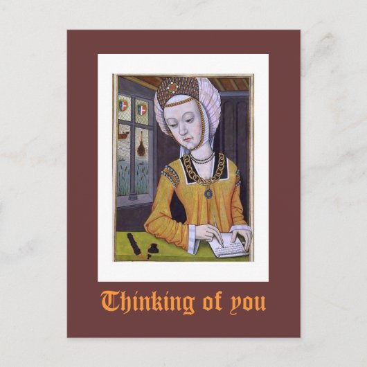 あなた考えるの ポストカード (正面)