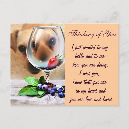 あなた考えるの_人の ポストカード (正面)