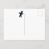 あなた考えるの – 皮肉おもしろい的なブードゥー人形 ポストカード (裏面)