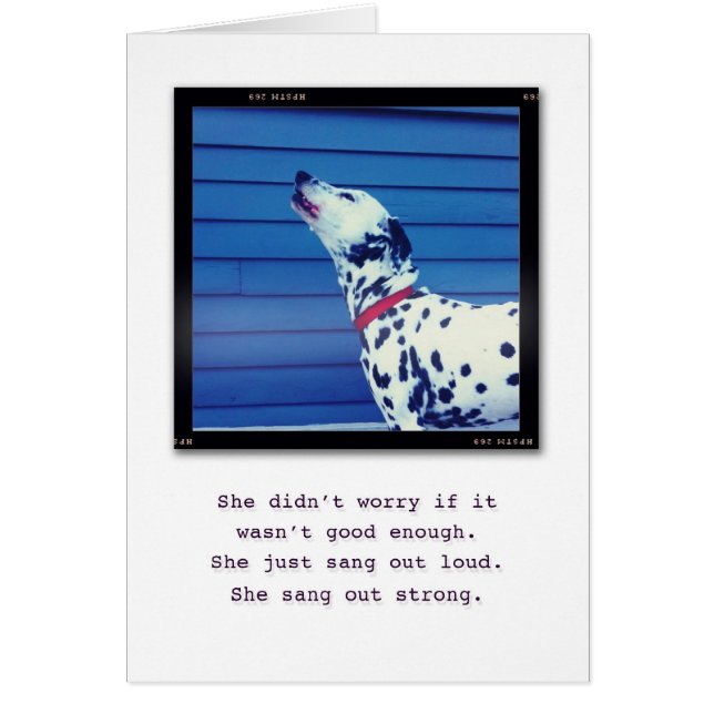 あなた自身があって下さい! (ブランク) (正面)