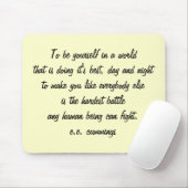 あなた自身があって下さい マウスパッド (マウス)