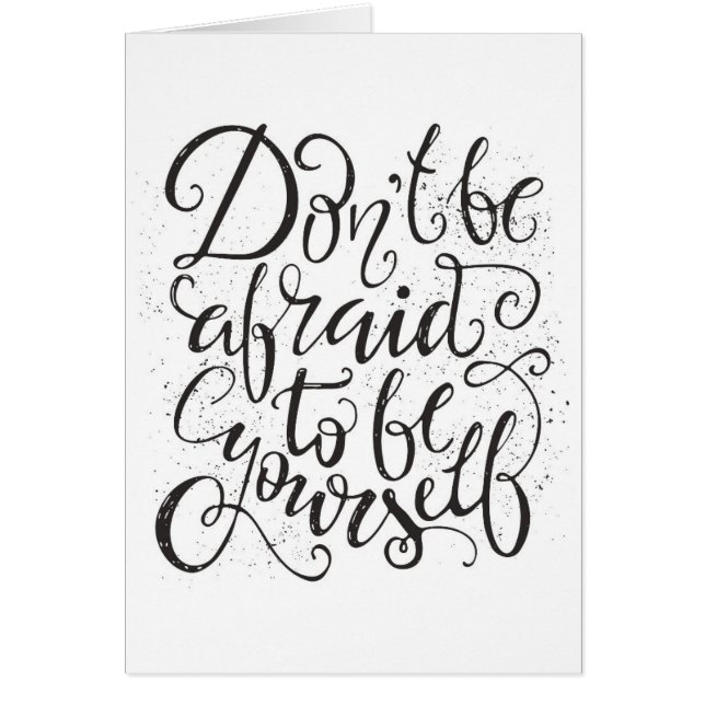 あなた自身があること恐れていないで下さいあないで下さい (正面)