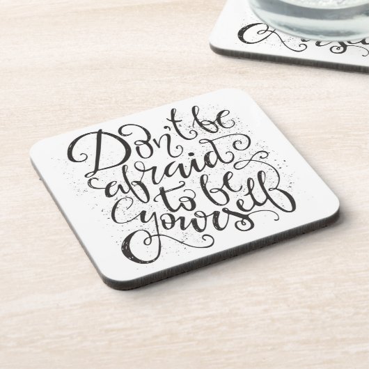 あなた自身があること恐れていないで下さいあないで下さい コースター (左側)