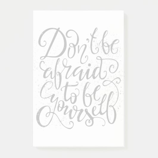 あなた自身があること恐れていないで下さいあないで下さい ポストイット (正面)