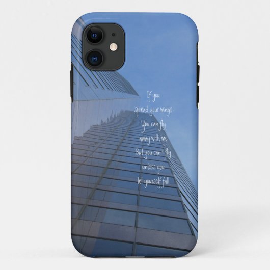 あなた自身がころぶことを許可しなければiPhone飛ぶことができません Case-Mate iPhoneケース (裏面)